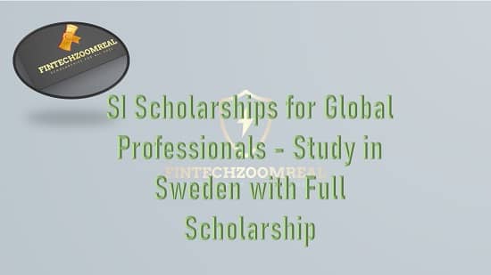 SI Scholarships for Global Professionals - Study in Sweden with Full Scholarship