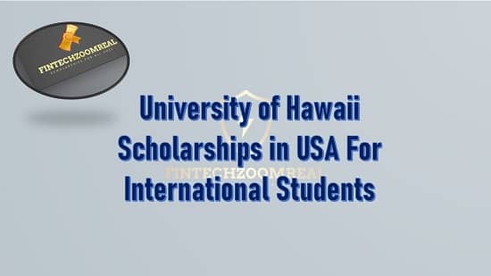 University of Hawaii Scholarships in USA For International Students