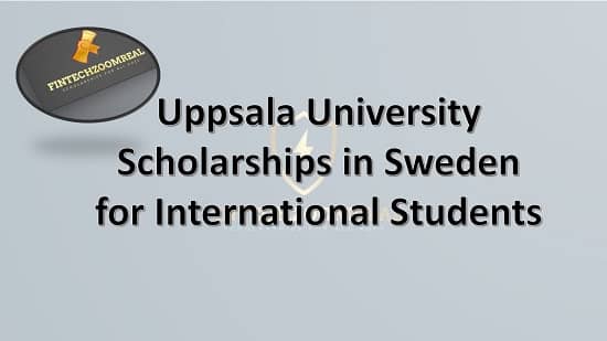 Uppsala University Scholarships in Sweden for International Students